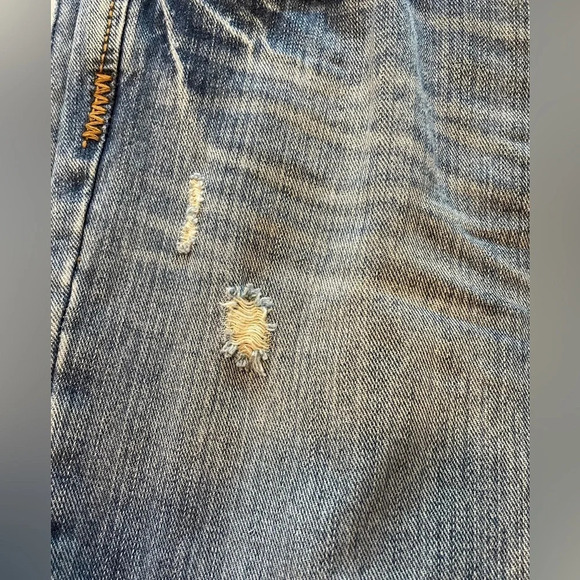 Aeropostale BAYLA denim skinny blue jeans sz 0 regular 100% cotton Distressed - Picture 6 of 9